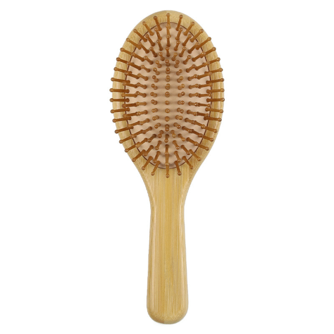 bamboo hair comb round big size