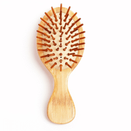bamboo mini hair brush