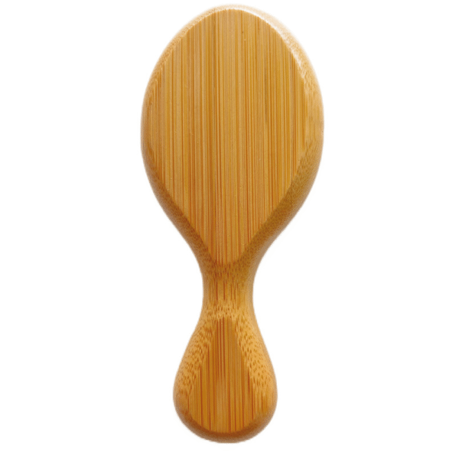 bamboo mini hair brush - Image 2