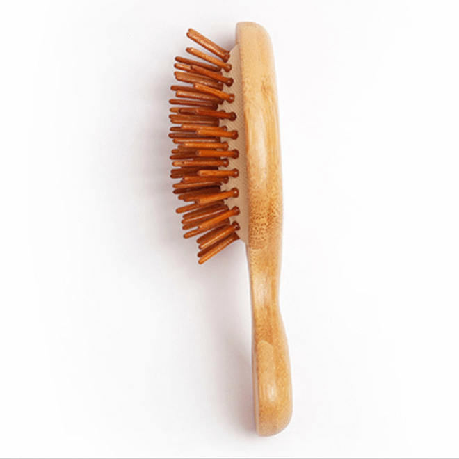 bamboo mini hair brush - Image 3