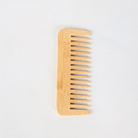 bamboo wide tooth hair brush