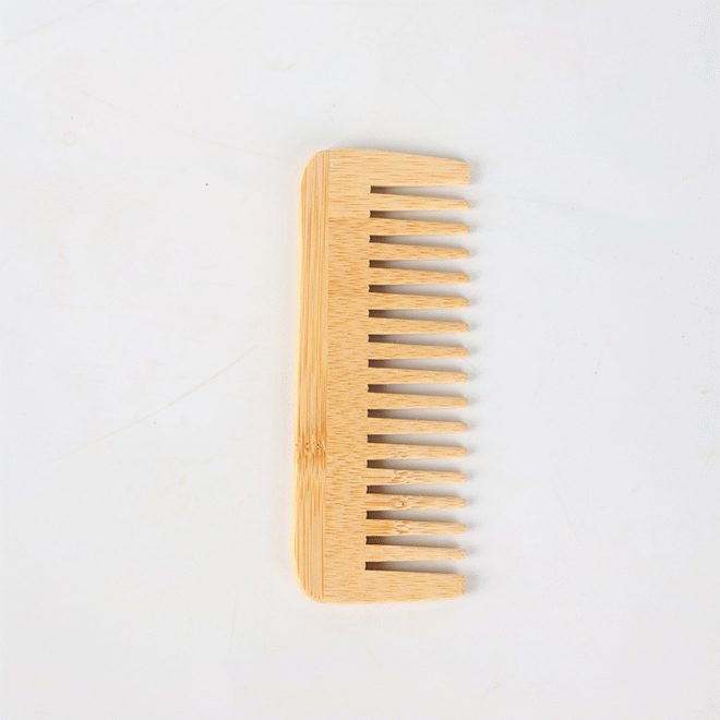 bamboo wide tooth hair brush