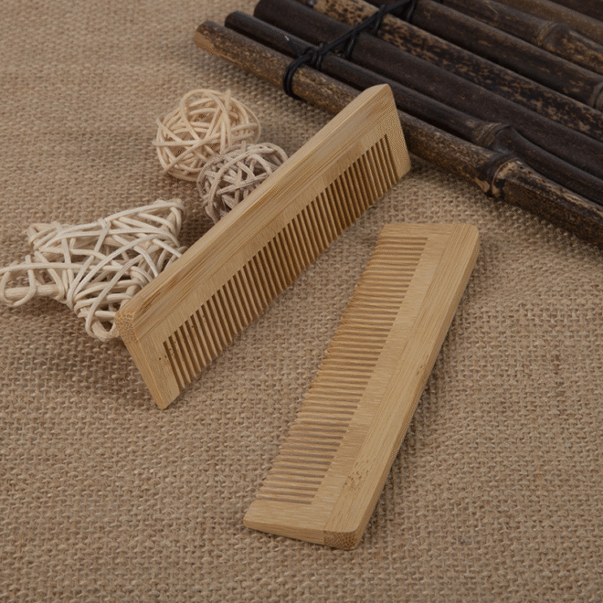 bamboo fine tooth hair comb - Image 2