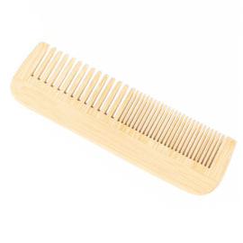 bamboo fine wide tooth hair comb