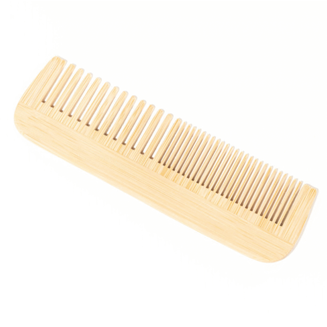 bamboo fine wide tooth hair comb