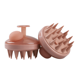 silicone shampoo hair brush with string