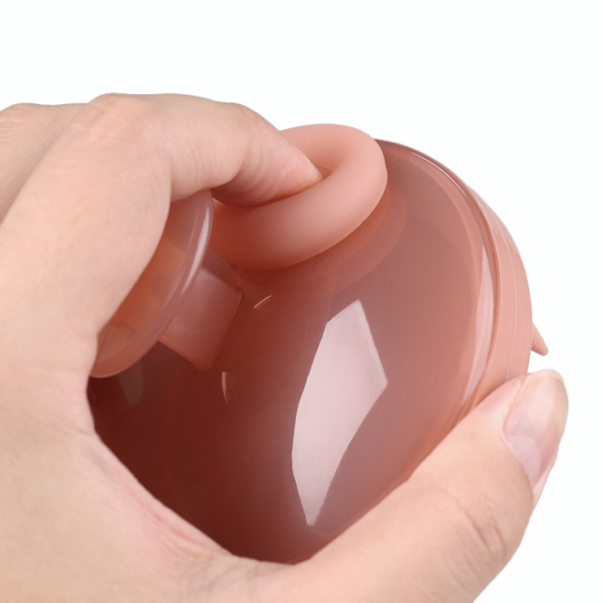 silicone shampoo hair brush with string - Image 2