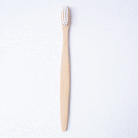 flat bamboo toothbrush