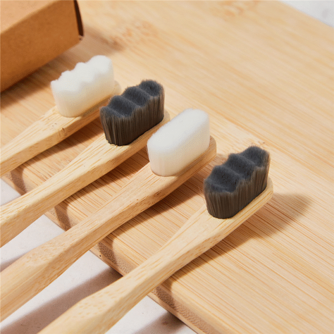 nano bamboo toothbrush flat - Image 3