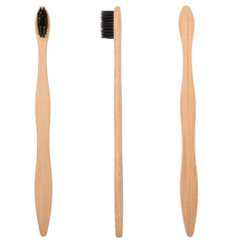 wavy bamboo toothbrush