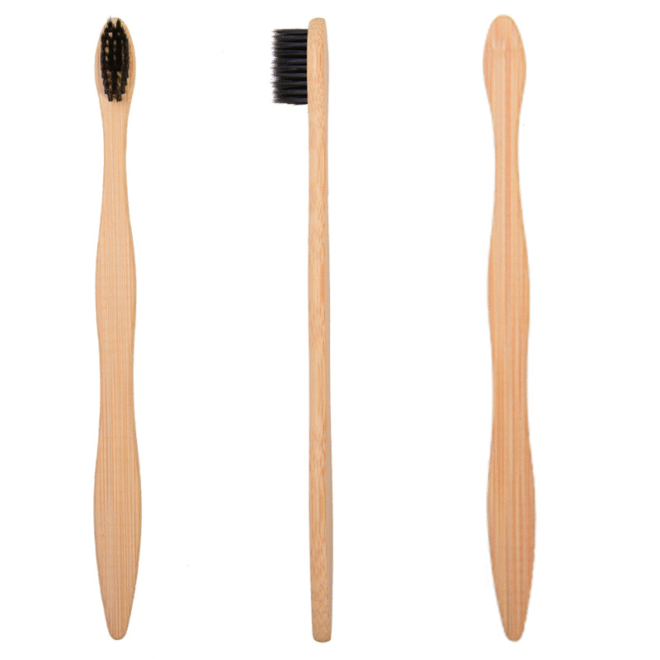 wavy bamboo toothbrush