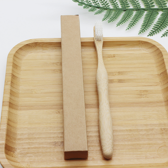 bamboo toothbrush ergonomic handle