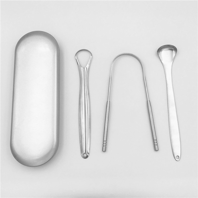 U type stainless steel tongue scraper - Image 2