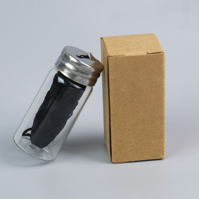 dental floss glass jar - Image 3