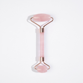 jade GUA SHA roller pink