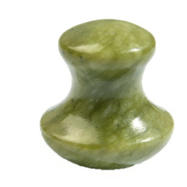 mushroom facial GUA SHA green