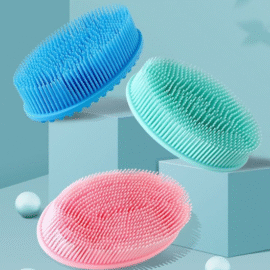 silicone bath brush